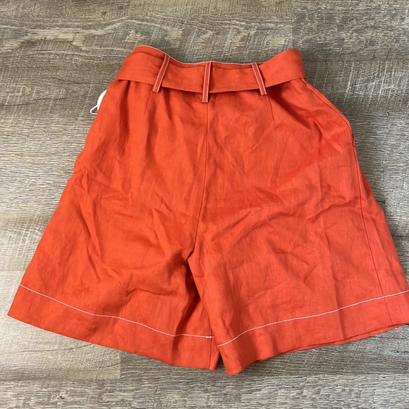 NWT STUAD Orange Helios Shorts Size 4 - Picture 4 of 4